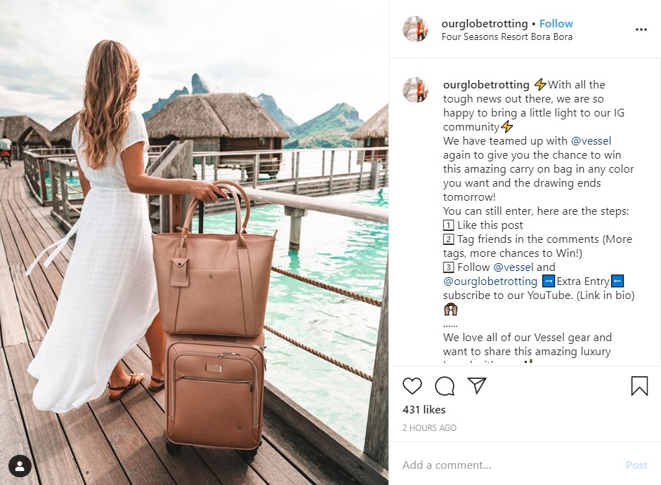 Four Seasons Bora Bora Giveaway - Osortoo Four Seasons Bora Bora Giveaway