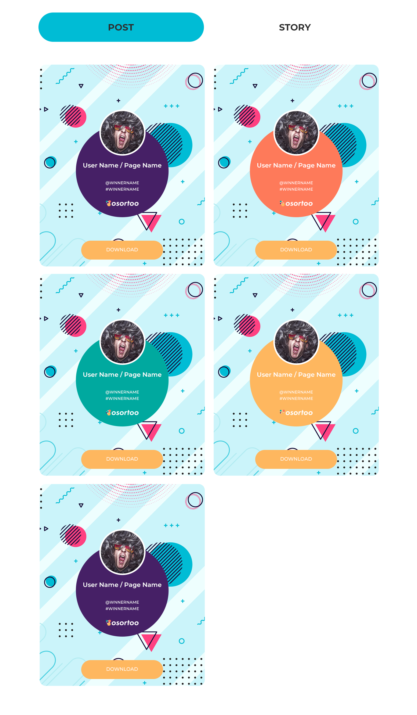 Osortoo Winner & Story Cards - Osortoo Osortoo Winner & Story Cards
